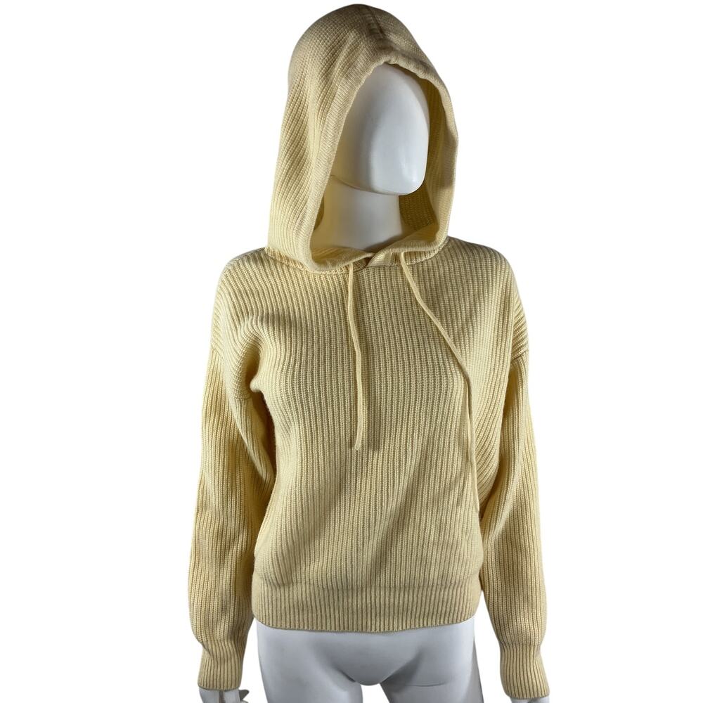 Reformation Cashmere Custard Alexei Hoodie Size XS